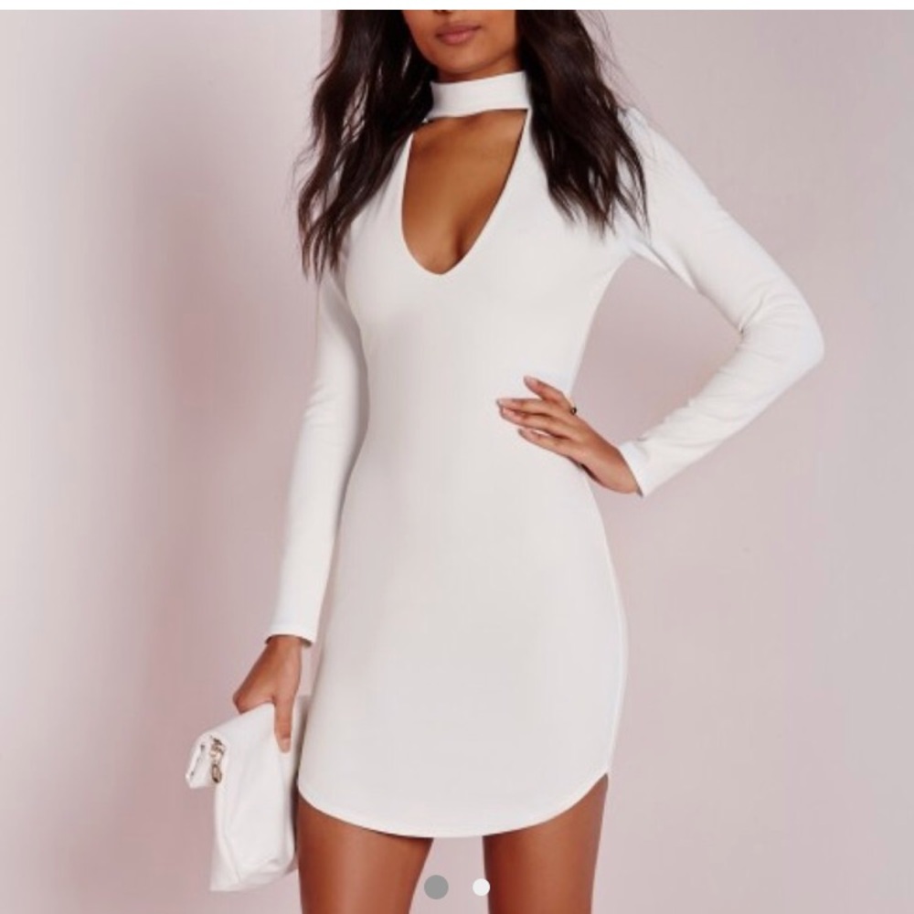 White mini dress